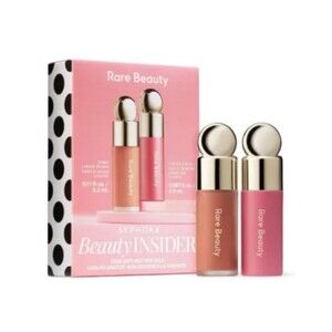 NIB RARE BEAUTY Beauty Insider Gift Soft Color Set/Lip (Hope) & Blush (Virtue)